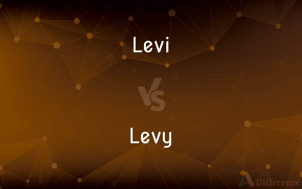 Levi vs. Levy