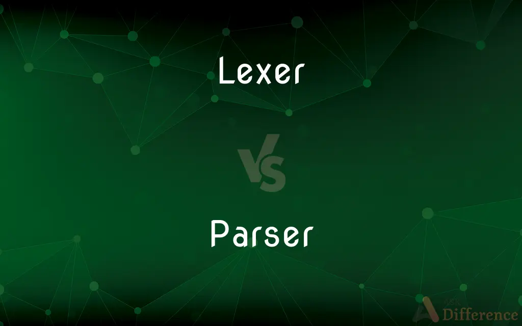 Lexer vs. Parser — What's the Difference?
