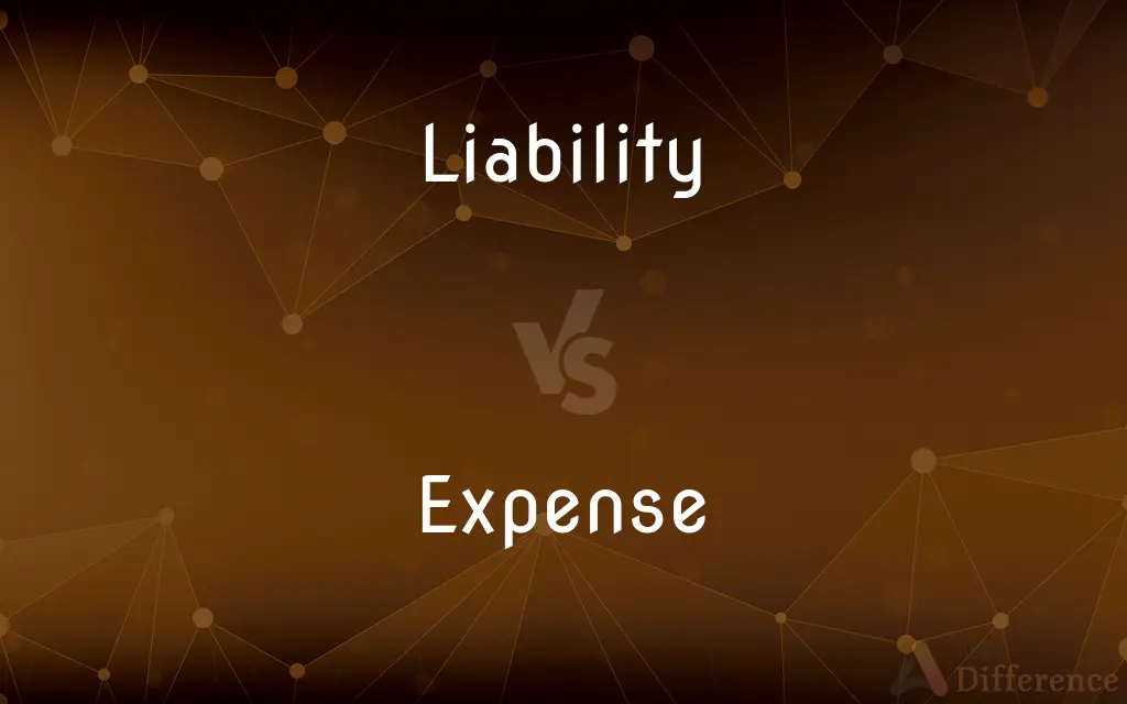 Liability vs. Expense — What's the Difference?