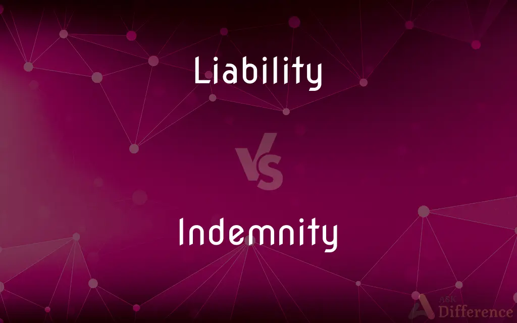 Liability vs. Indemnity — What's the Difference?