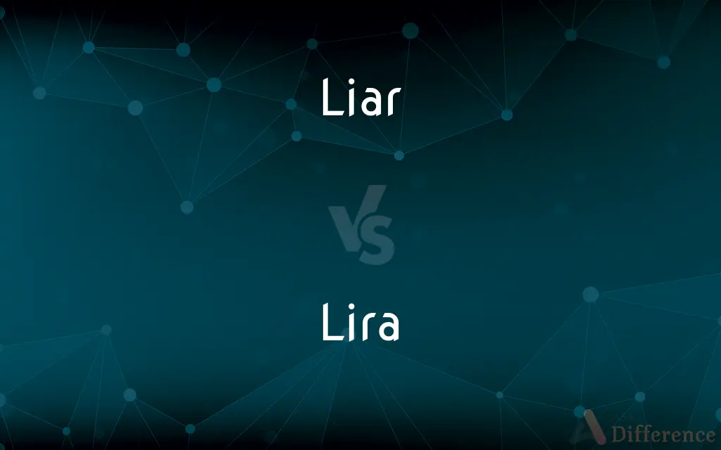 Liar vs. Lira — What's the Difference?