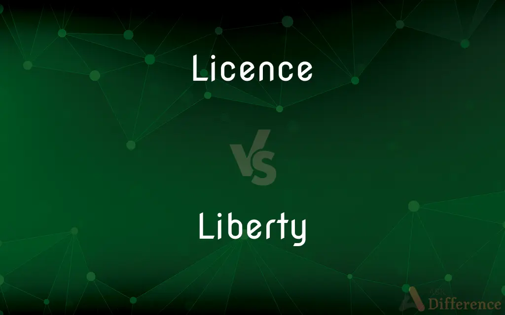 Licence vs. Liberty — What's the Difference?