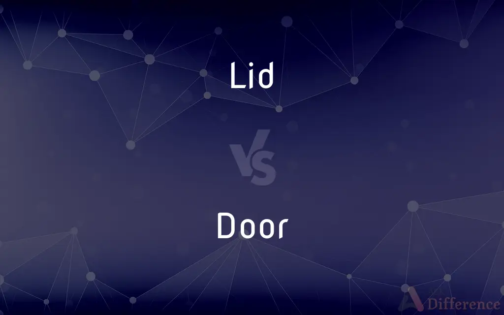 Lid vs. Door — What's the Difference?