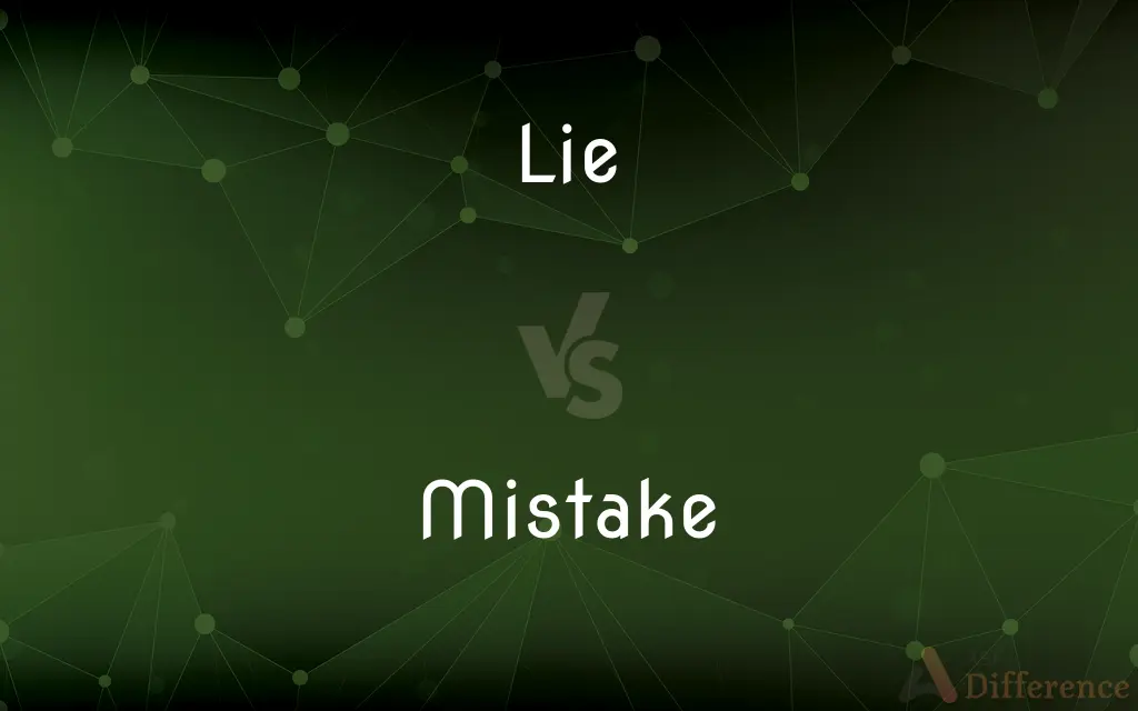 Lie vs. Mistake — What's the Difference?