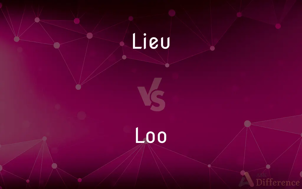 Lieu vs. Loo — What's the Difference?
