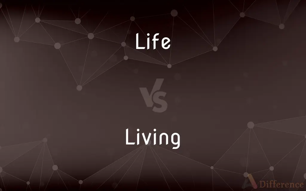 Life vs. Living — What's the Difference?