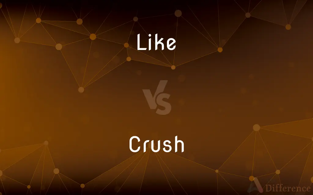 Like vs. Crush — What's the Difference?