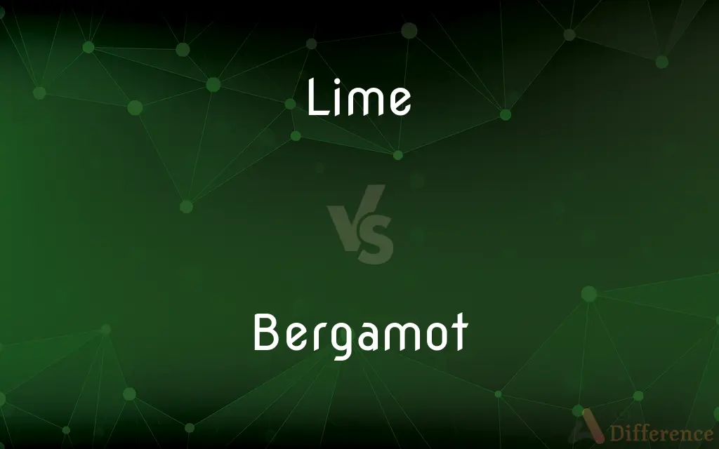 Lime vs. Bergamot — What's the Difference?
