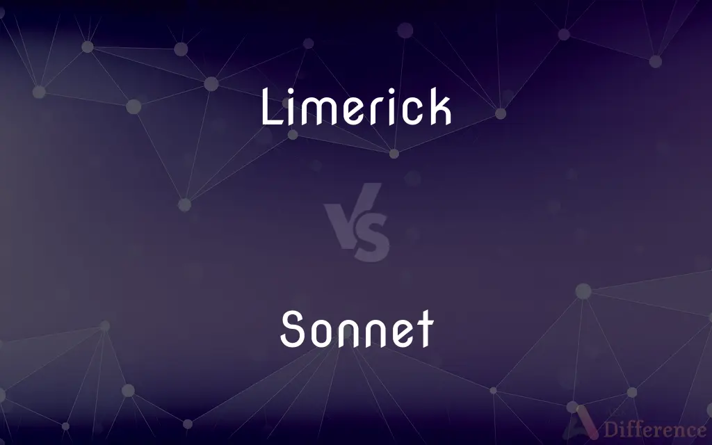 Limerick vs. Sonnet — What's the Difference?