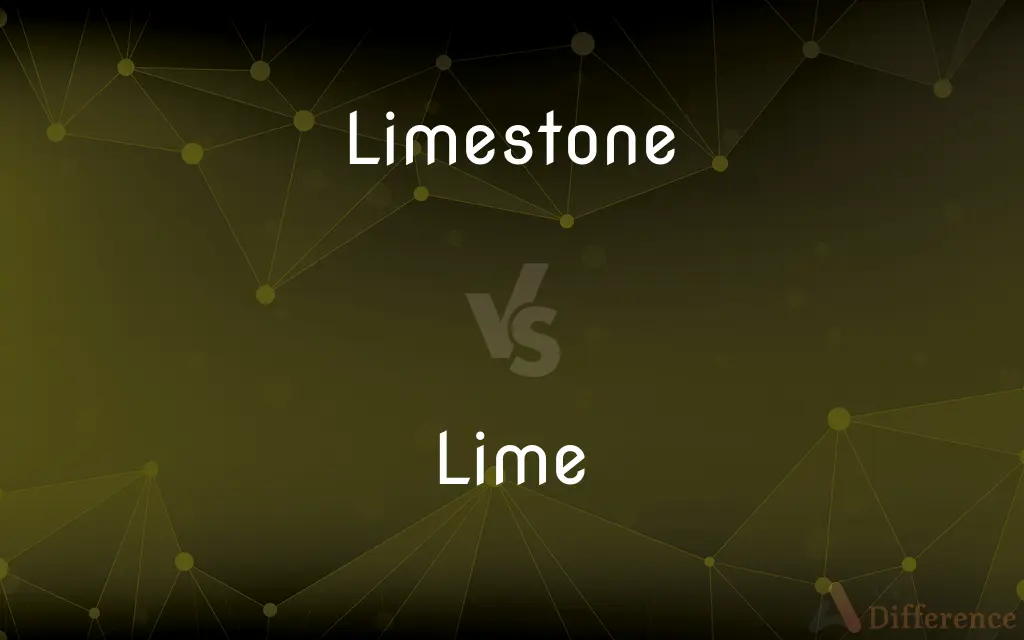 Limestone vs. Lime — What's the Difference?
