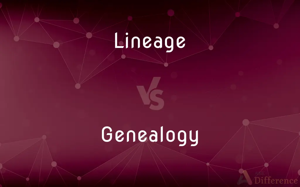 Lineage vs. Genealogy — What's the Difference?