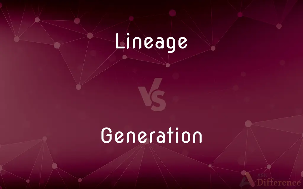 Lineage vs. Generation — What's the Difference?