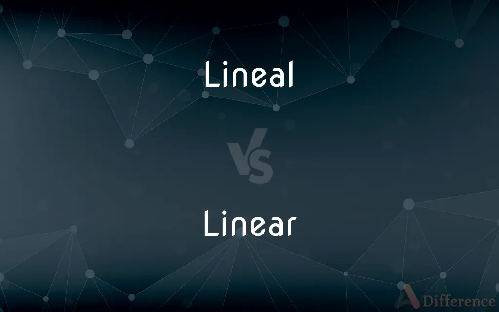 Lineal vs. Linear — What's the Difference?