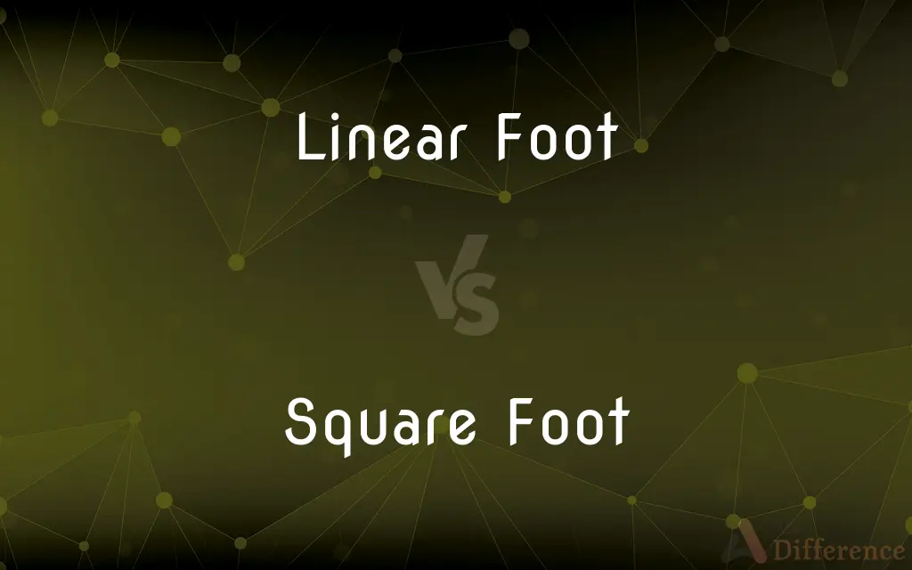 Linear Foot vs. Square Foot — What's the Difference?
