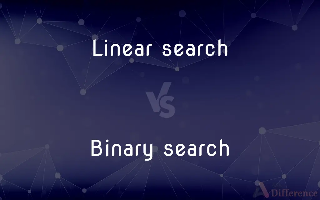 Linear search vs. Binary search — What's the Difference?