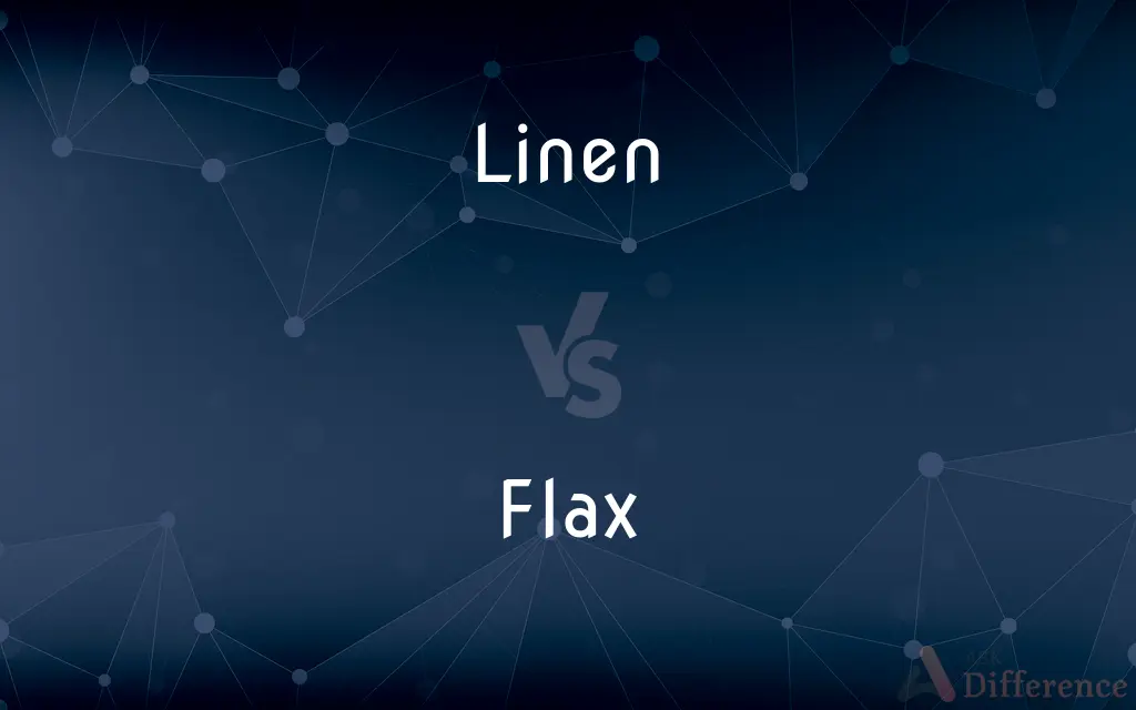 Linen vs. Flax — What's the Difference?