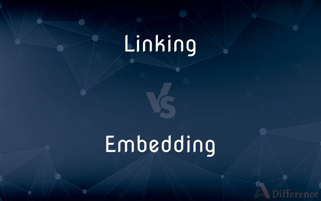 Linking vs. Embedding — What's the Difference?
