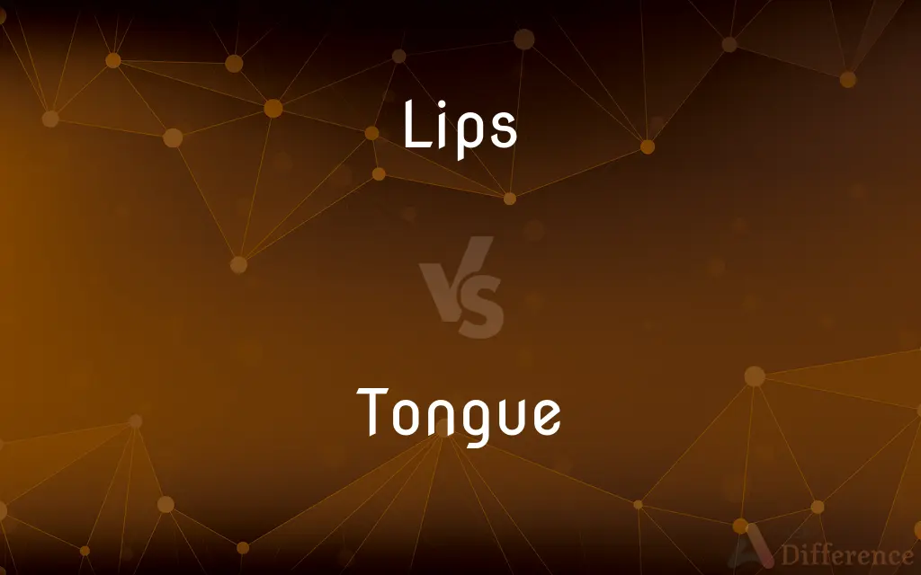 Lips vs. Tongue — What's the Difference?