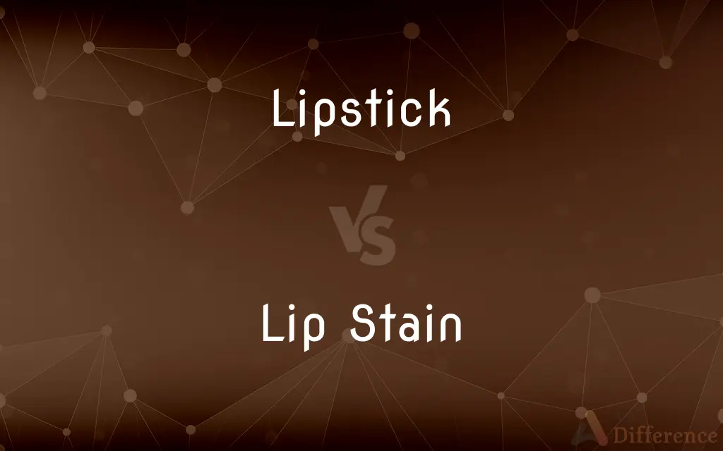 Lipstick vs. Lip Stain — What's the Difference?