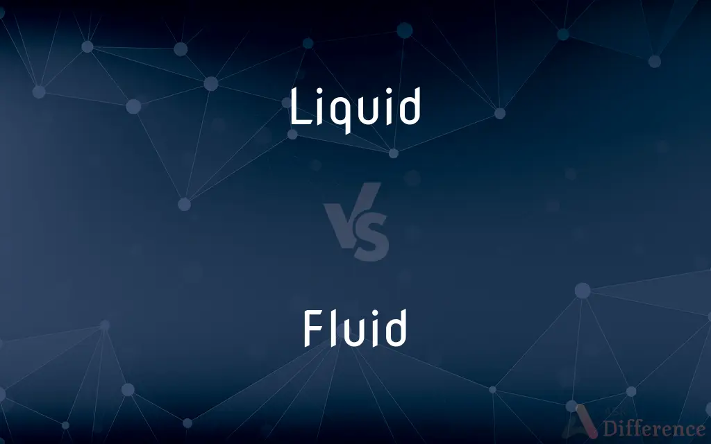 Liquid vs. Fluid — What's the Difference?