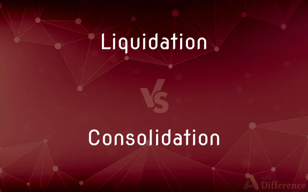 Liquidation vs. Consolidation — What's the Difference?