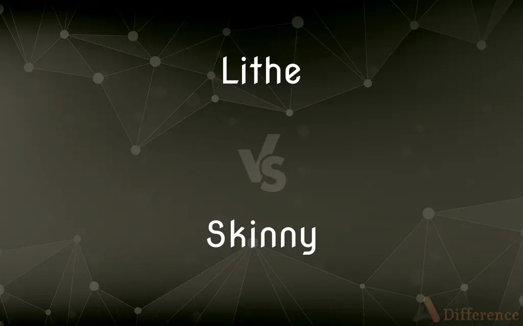Lithe vs. Skinny — What's the Difference?