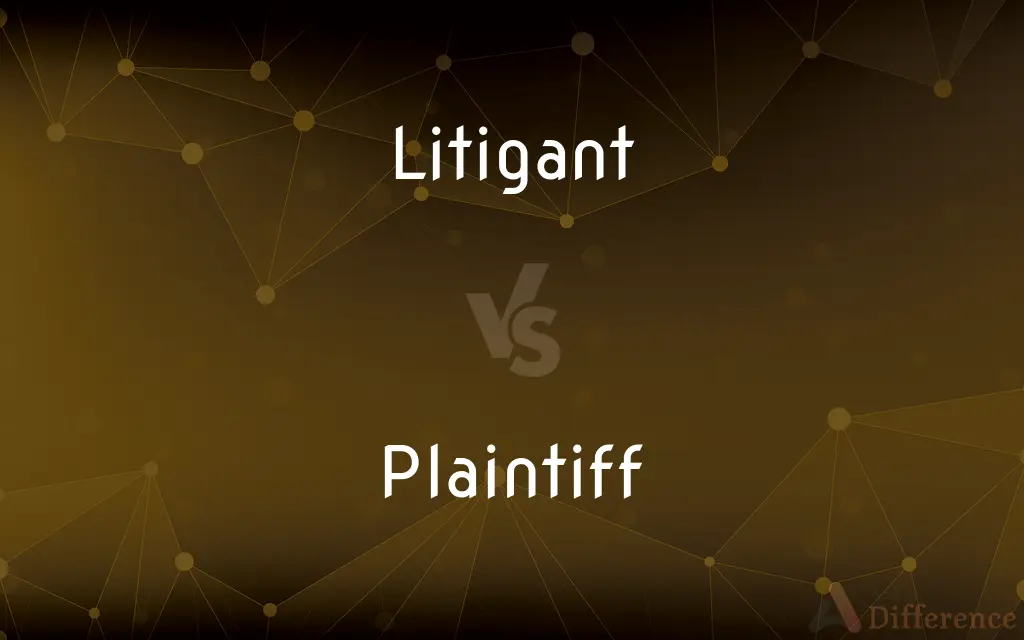 Litigant vs. Plaintiff — What's the Difference?