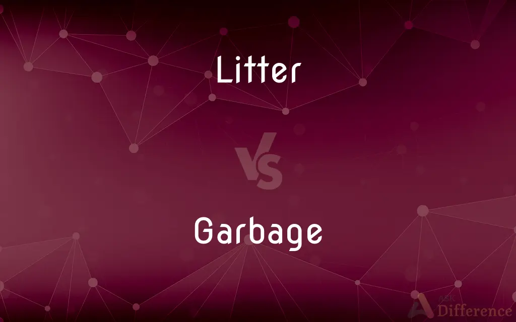 Litter vs. Garbage — What's the Difference?