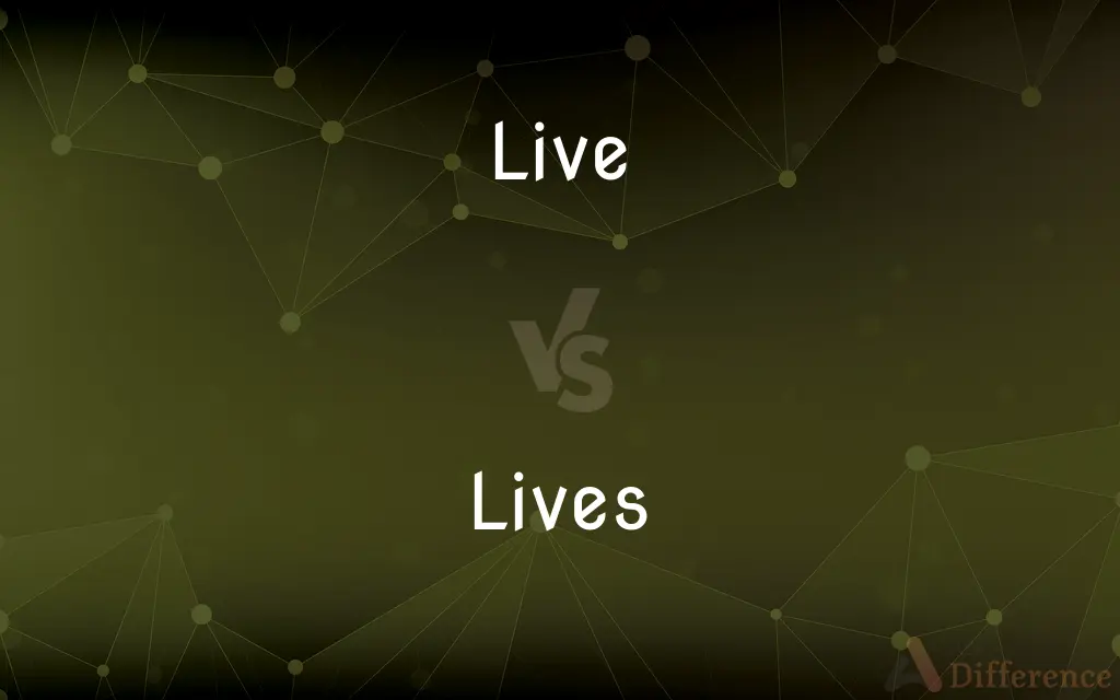 Live vs. Lives — What's the Difference?