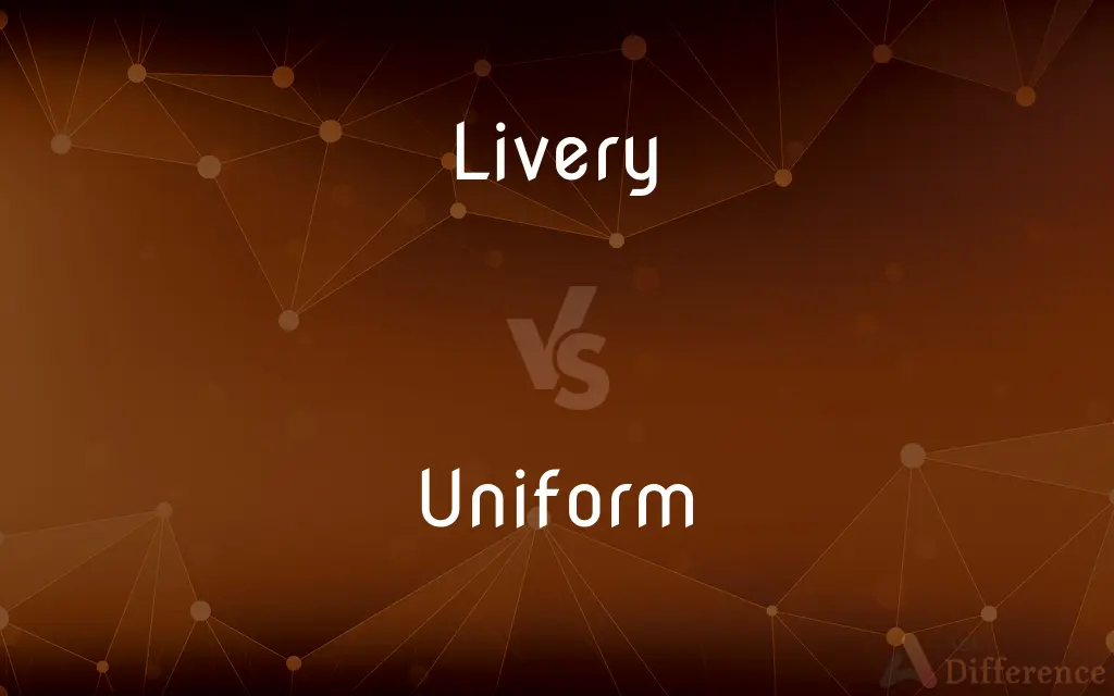 Livery vs. Uniform — What's the Difference?