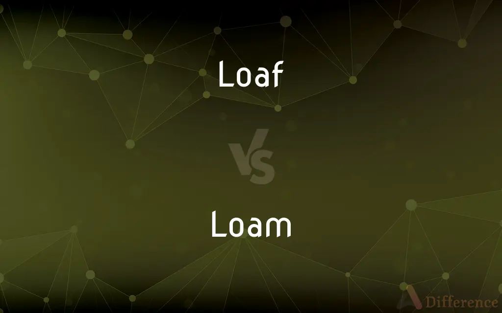 Loaf vs. Loam — What's the Difference?
