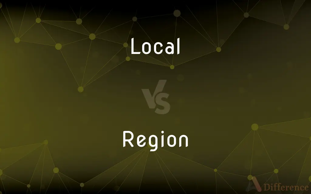 Local vs. Region — What's the Difference?