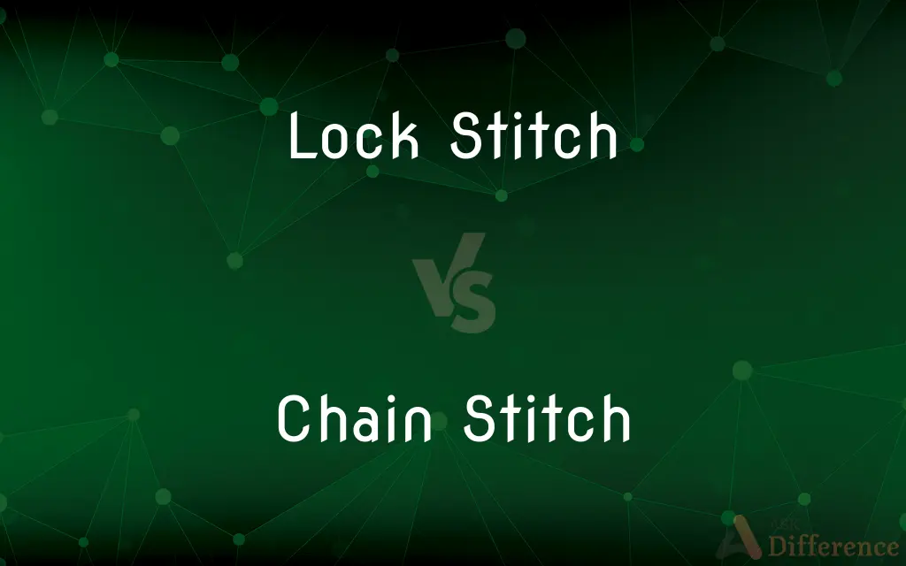 Lock Stitch vs. Chain Stitch — What's the Difference?