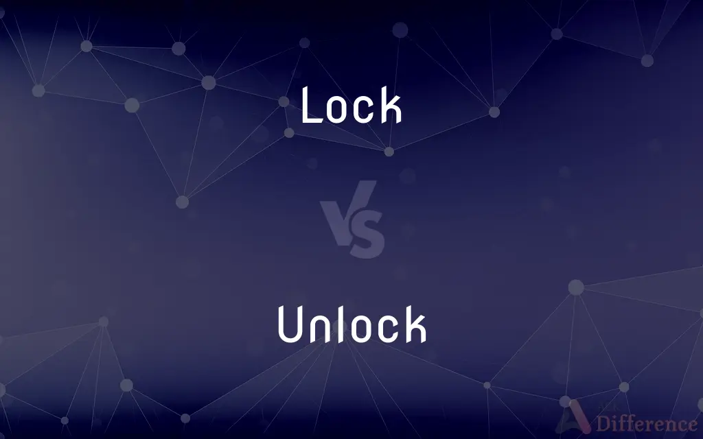Lock vs. Unlock — What's the Difference?