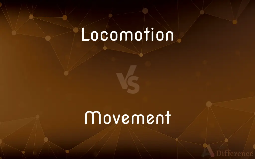 Locomotion vs. Movement — What's the Difference?