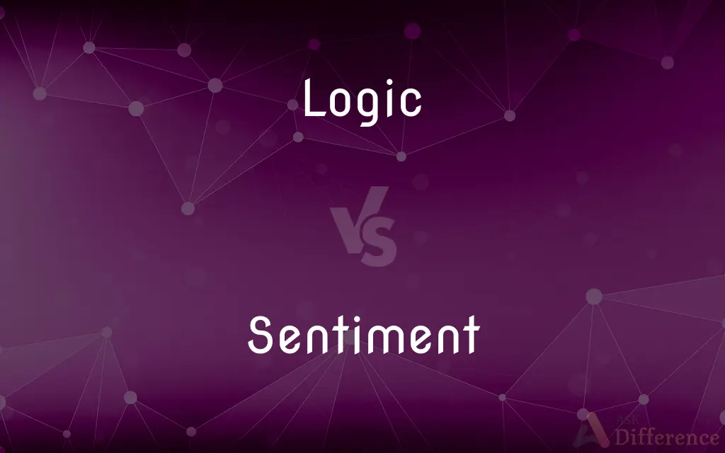 Logic vs. Sentiment — What's the Difference?
