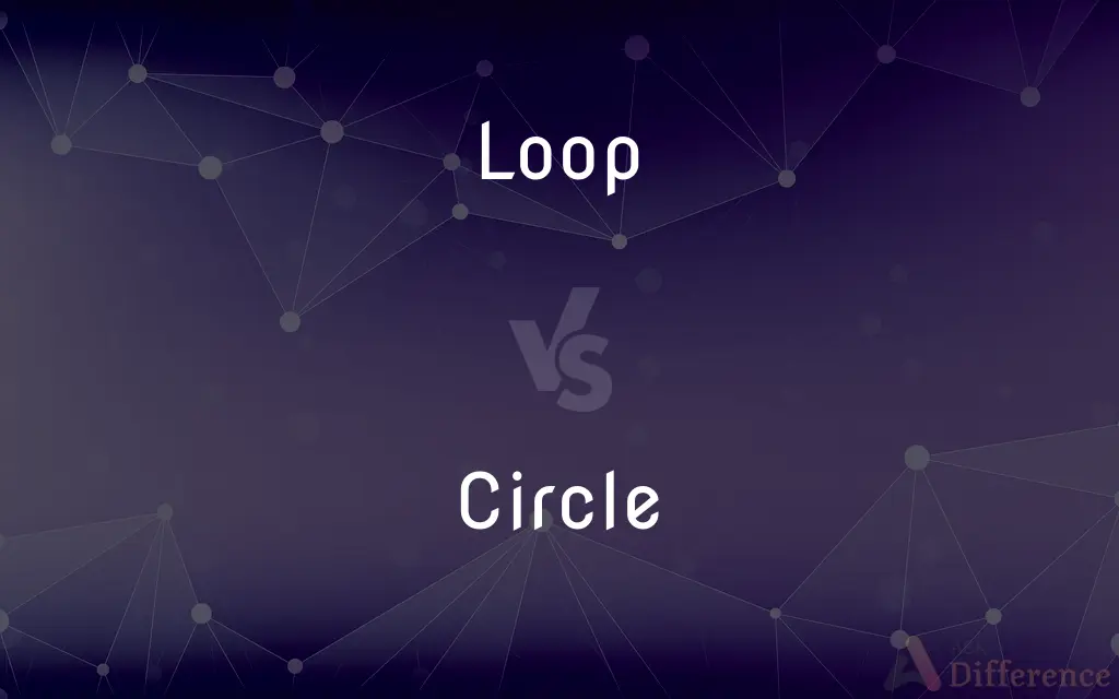 Loop vs. Circle — What's the Difference?