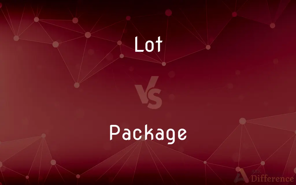 Lot vs. Package — What's the Difference?