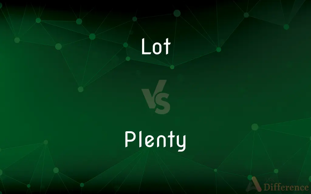 Lot vs. Plenty — What's the Difference?