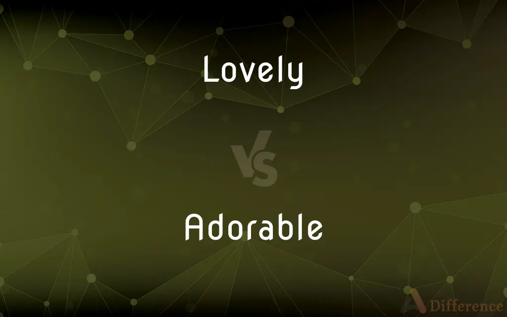 Lovely vs. Adorable — What's the Difference?