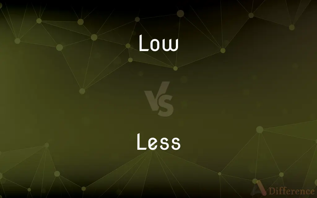 Low vs. Less — What’s the Difference?