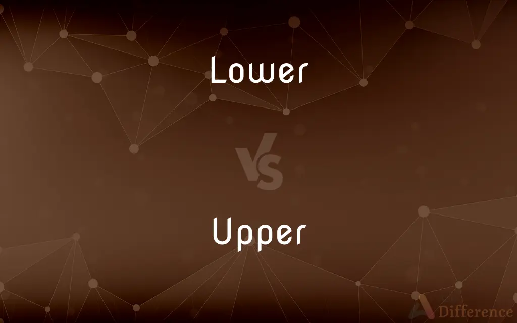 Lower vs. Upper — What's the Difference?
