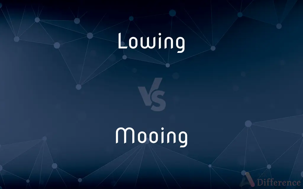 Lowing vs. Mooing — What's the Difference?