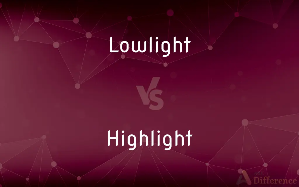 Lowlight vs. Highlight — What's the Difference?