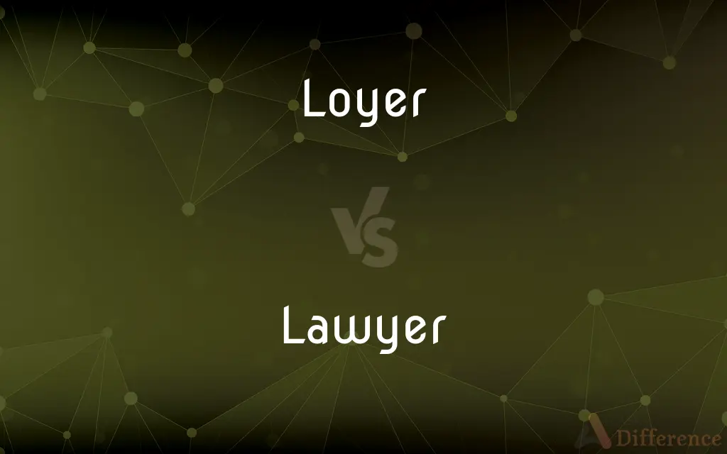 Loyer vs. Lawyer — What's the Difference?