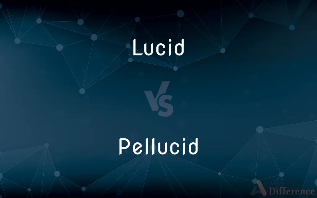 Lucid vs. Pellucid — What's the Difference?