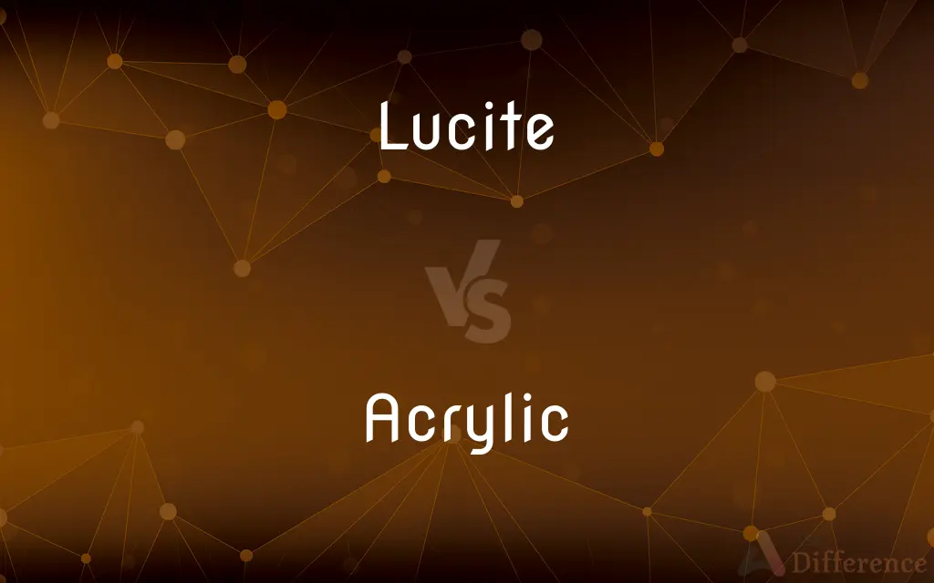 Lucite vs. Acrylic — What's the Difference?