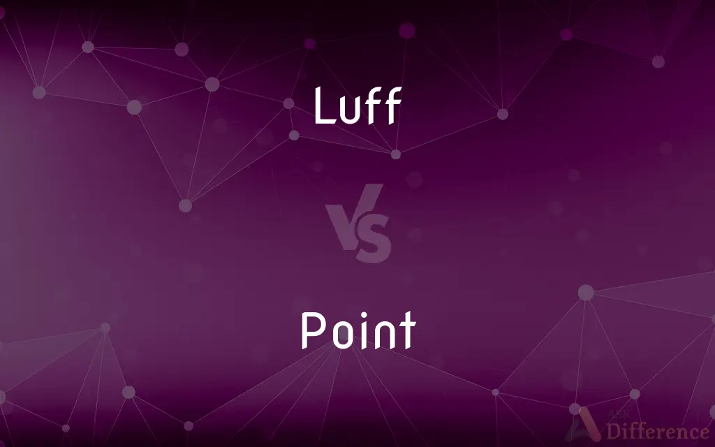 Luff vs. Point — What's the Difference?