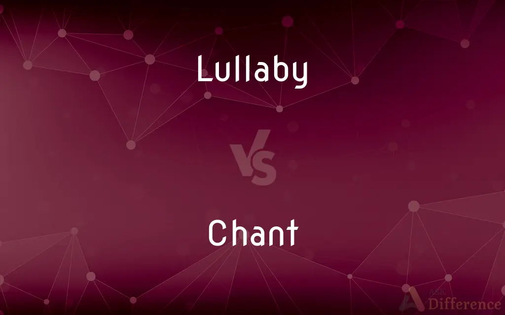 Lullaby vs. Chant — What's the Difference?
