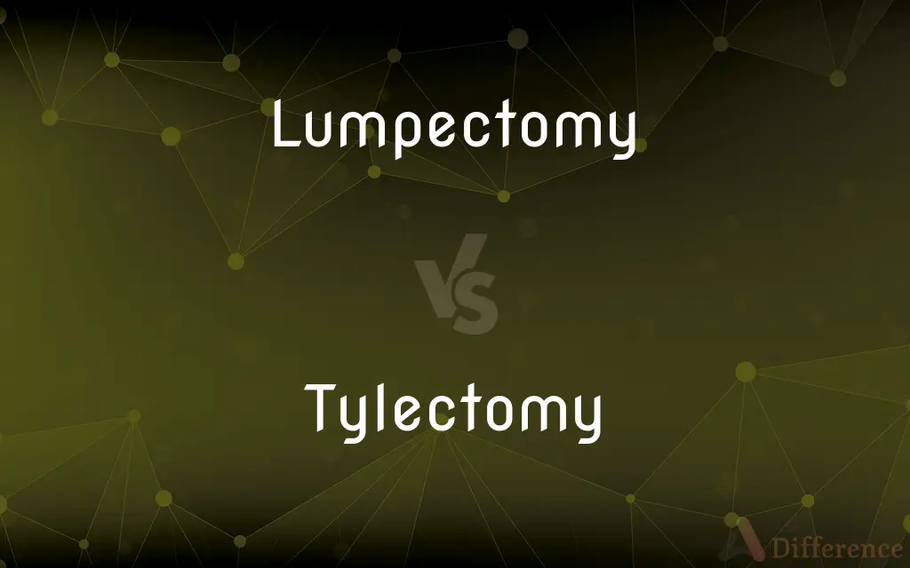 Lumpectomy vs. Tylectomy — Which is Correct Spelling?